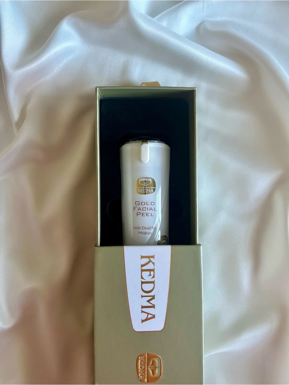KEDMA Gold Facial Peel with Dead Sea Minerals – 1.35 fl oz / 40 ml